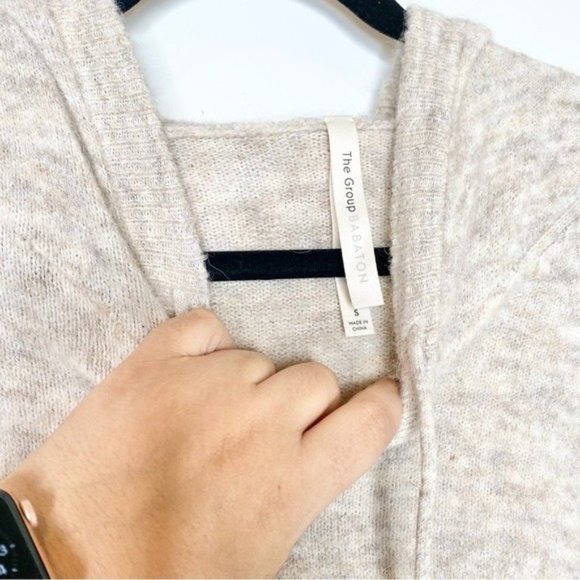 Aritzia Babaton Morrison Hoodie in Heather Herring - Picture 7 of 13